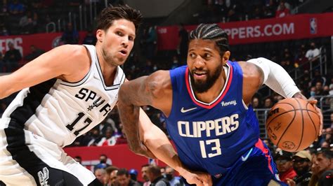 san antonio spurs vs la clippers match player stats|Los Angeles Clippers vs. San Antonio Spurs Live Score and Stats .